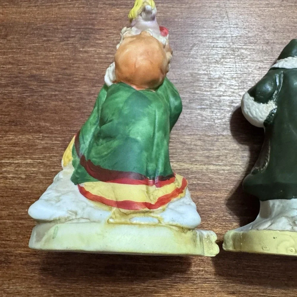 Vintage lot 3 Santas The Nations Figurines 1991 RSVP Germany Italy England 4.5